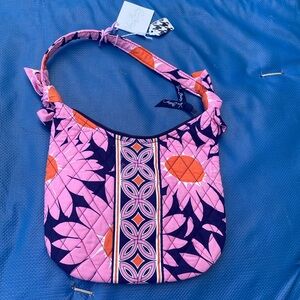 Vera Bradley Loves Me Olivia, small purse pink sunflower retired !